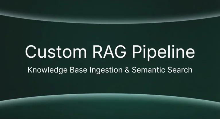 Custom RAG Pipeline
